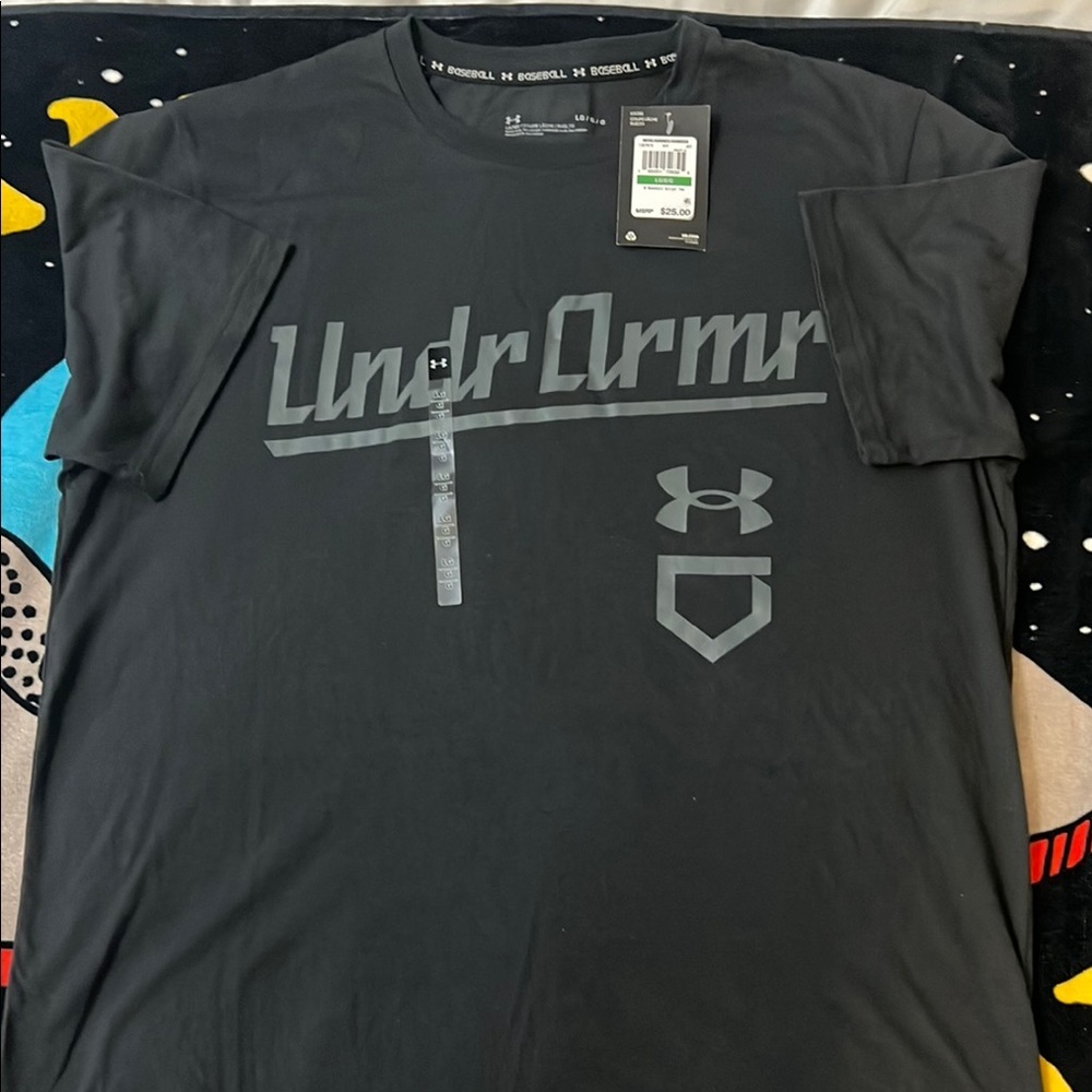 Under Armour Black Short Sleeve Tee Performance Fit